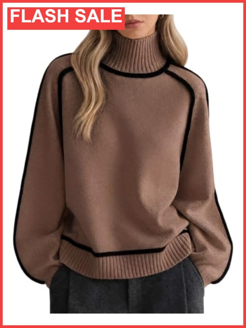 Long Sleeve Cropped Sweater Knit Pullover Top Soft Cozy Fall Winter